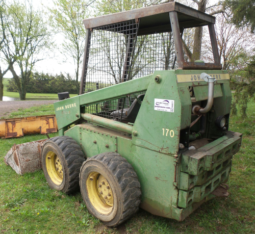 John Deere 170 Skid Steer Loader Technical Manual