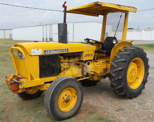 John Deere JD401-B Tractor & Loader Technical Manual