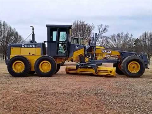 John Deere 670A, 672A Motor Grader Operation and Tests Technical Manual