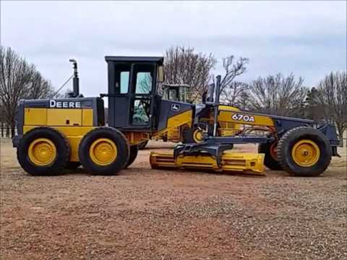 John Deere 670A, 672A Motor Grader Repair Technical Manual