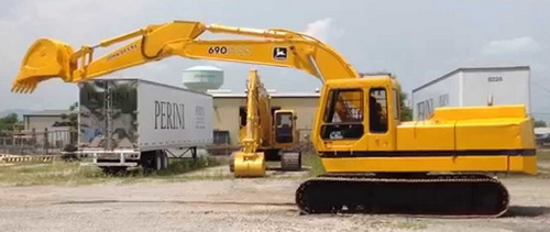 John Deere 690C Excavator, 693C Feller-Buncher, 693C Delimber Repair, Operation and Tests