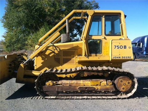 John Deere 750B, 850B Crawler Dozer Operation and Test