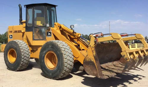 John Deere 444D, 544D, 644D Loader Operation and Tests