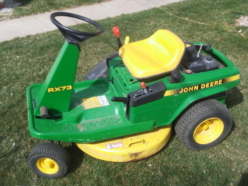 John Deere RX, SX Series Riding Mowers Technical Manual