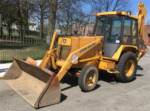 John Deere 210C, 310C, 215C Backhoe Loader Operation and Test