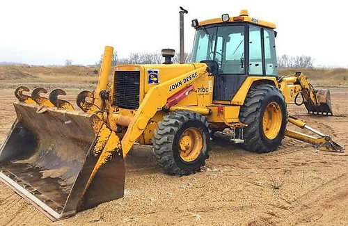 John Deere 710C Backhoe Loader Operation and Test