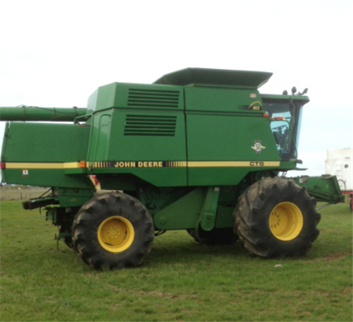 John Deere CTS Rice Combine Repair, Operation and Tests