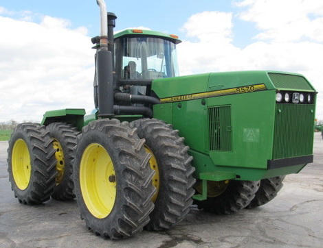 John Deere 8570, 8770, 8870, 8970 Tractors Operation and Tests