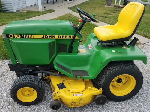 John Deere 316, 318, 420 Lawn and Garden Tractors Technical Manual