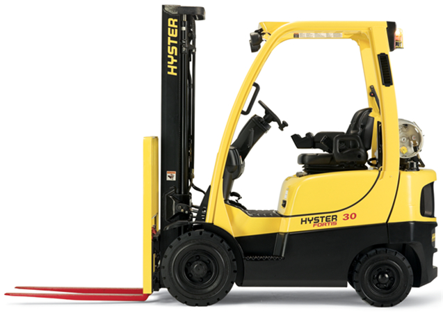 Hyster H40FT, H50FT, H60FT, H70FT (N177) 4-Wheel Pneumatic Tire Lift Trucks