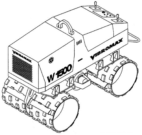 JCB Vibromax W1500 Trench Roller Service Repair Manual