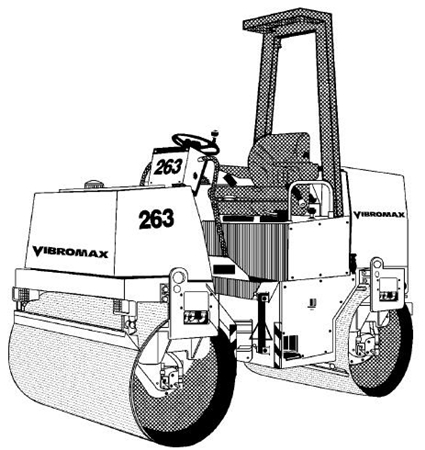 JCB Vibromax 253 / 263 Tandem Roller Service Repair Manual