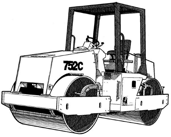 JCB Vibromax 752c Tandem Drum Roller Service Repair Manual