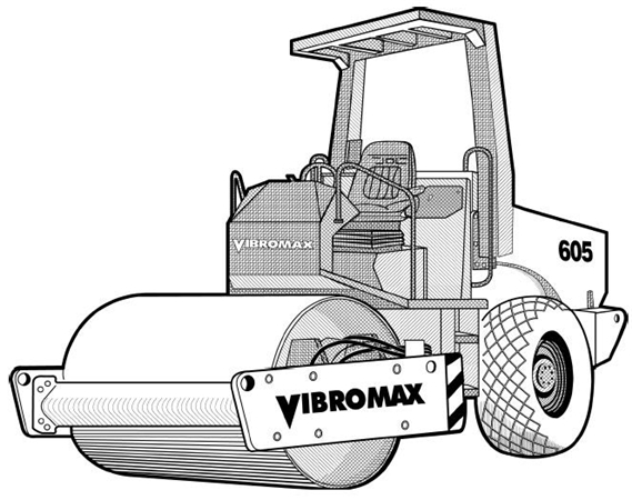 JCB Vibromax 405, 605, 606 Single Drum Roller Service Repair Manual