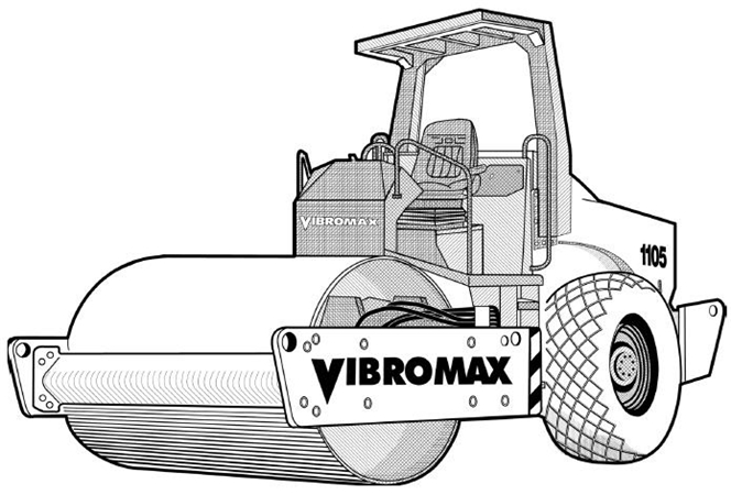 JCB Vibromax 1105, 1106, 1405, 1805 Single Drum Roller Service Repair Manual