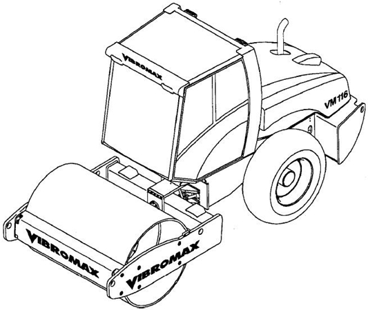 JCB Vibromax VM116 / VM146 / VM166 / VM186 Single Drum Roller Service Repair Manual