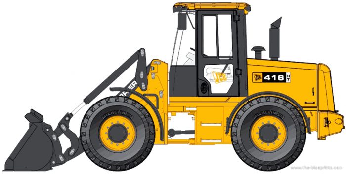 JCB 411, 416 Wheeled Loading Shovel Service Repair Manual