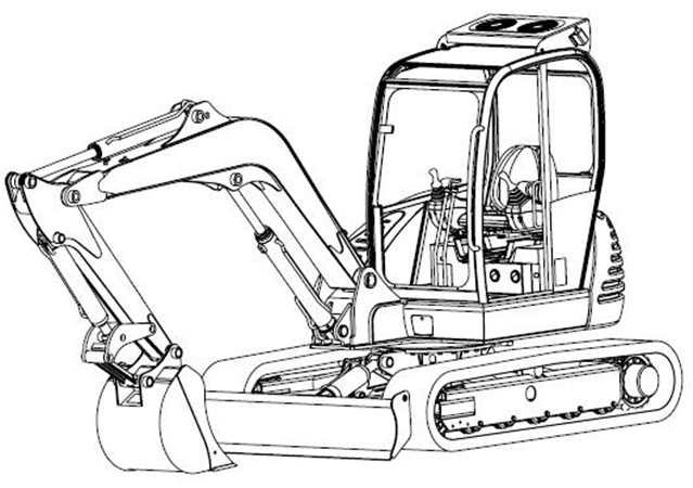 JCB 8056 Mini Crawler Excavator Service Repair Manual