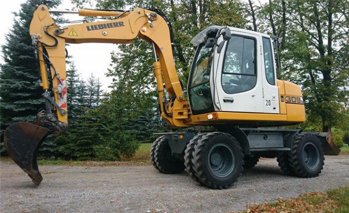 Liebherr A309, A311, A312, R313, A314, A316, R317 Litronic Wheel Excavator