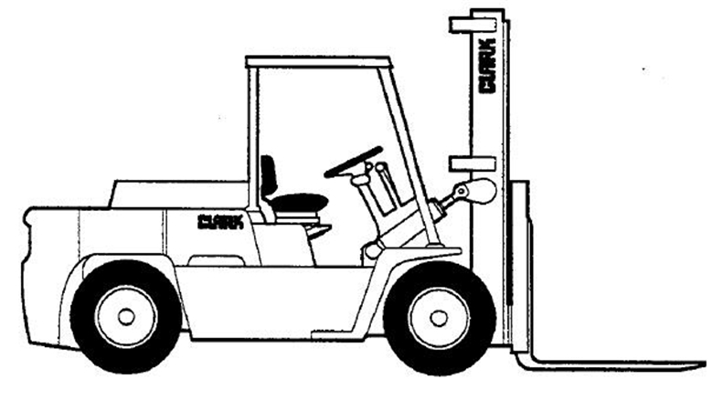 Clark GPH 50, GPH 60, GPH 70, GPH 75, DPH 50, DPH 60, DPH 70, DPH 75 Lift Trucks