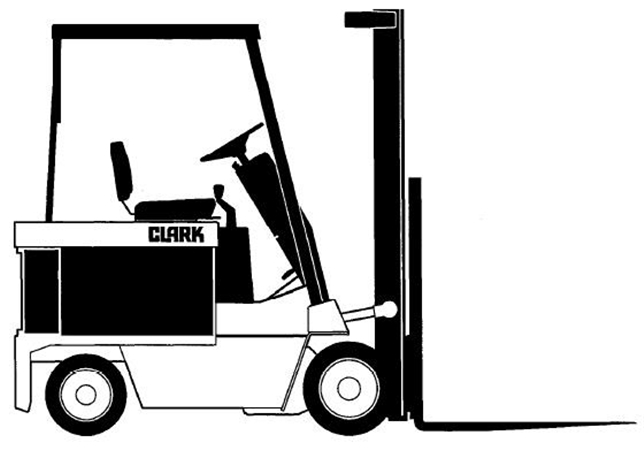 Clark EC 90, EC 120 Forklift Trucks Service Repair Manual