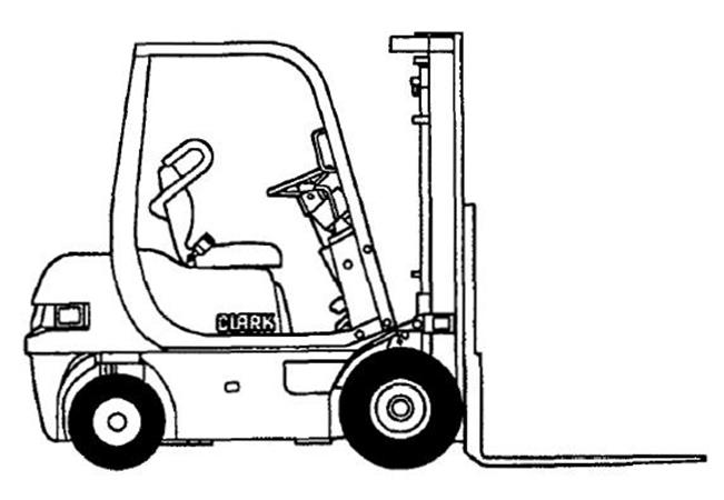Clark CMP 40, CMP 45, CMP 50S Forklift Trucks Service Repair Manual