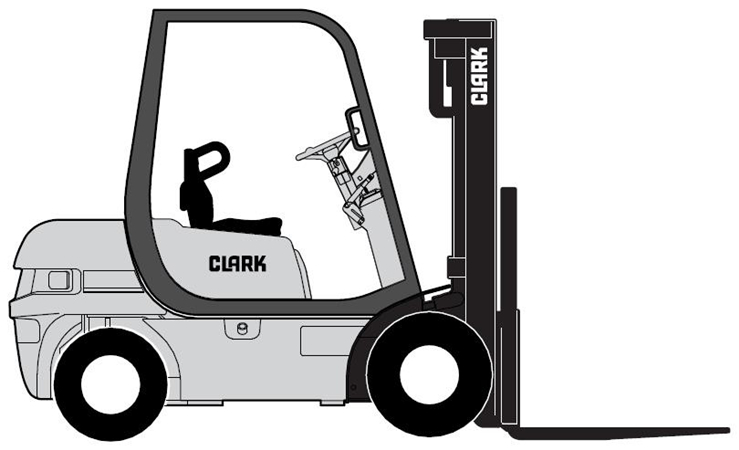 Clark CMP15L, CMP18L, CMP20SL, CMP15D, CMP18D, CMP20SD Forklift Trucks