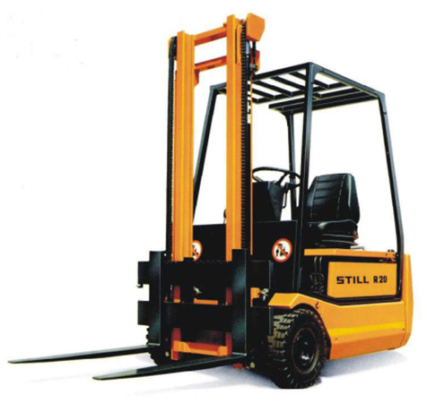 Still R20-15, R20-16, R20-17, R20-20 Electric Fork Truck Service Repair Manual