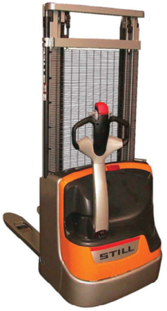 Still EXV-10 Basic, EXV-10, EXV-12, EXV-12 Li Electric Pallet Stacker In Pedestrian Mode