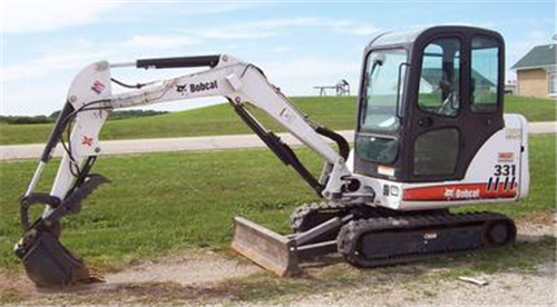 Bobcat 331 / 331E / 334 Compact Excavator Operation & Maintenance Manual