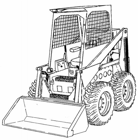 Bobcat 721 Skid Steer Loader Operation & Maintenance Manual