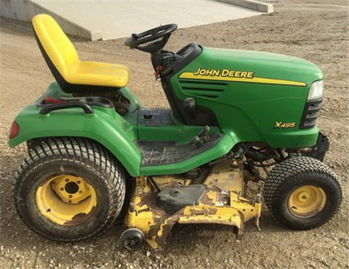 John Deere X495, X595 Garden Tractors Technical Manual