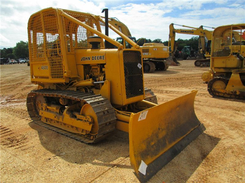 John Deere 450E Crawler Bulldozer, 455E Crawler Loader Repair, Operation and Tests