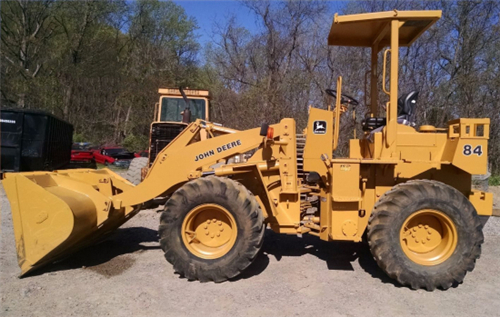 John Deere 84 Loader Repair, Operation and Tests