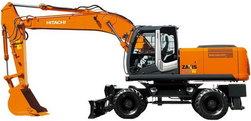 Hitachi ZAXIS 210W-3, ZAXIS 220W-3 Wheeled Excavator Service Repair Manual