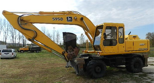 John Deere 595D Excavator Repair, Operation and Tests