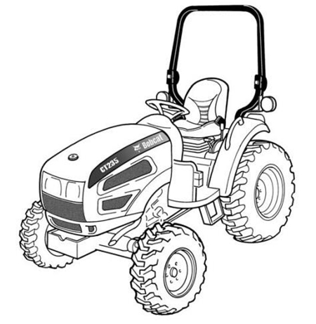 Bobcat CT235 Compact Tractor Operation & Maintenance Manual