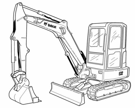 Bobcat E32 Compact Excavator Operation & Maintenance Manual