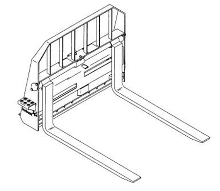 Bobcat Hydraulic Pallet Fork Operation & Maintenance Manual