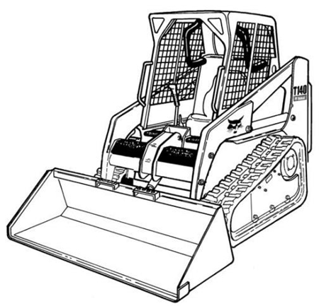 Bobcat T140 Compact Track Loader Operation & Maintenance Manual