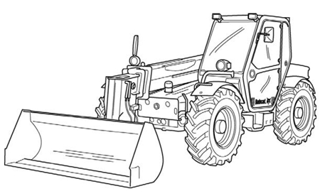 Bobcat T35100, T35100L, T35100SL Telescopic Handler Operation & Maintenance Manual