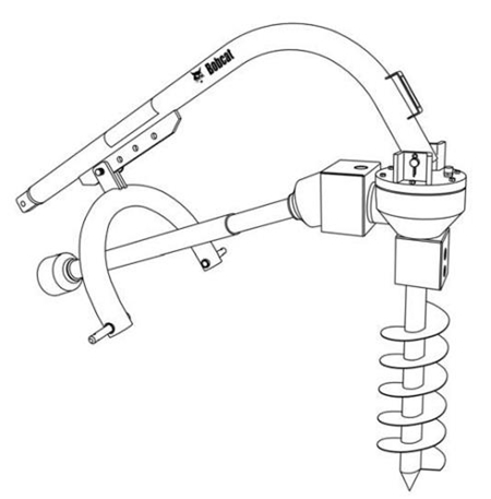 Bobcat Three-Point Auger Operation & Maintenance Manual