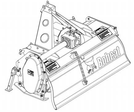 Bobcat Three-Point Tiller Operation & Maintenance Manual