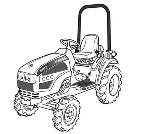 Bobcat CT122 Compact Tractor Wiring/Hydraulic/Hydrostatic Schematic