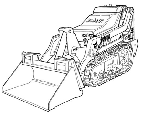 Bobcat MT50 Mini Track Loader Wiring/Hydraulic/Hydrostatic Schematic