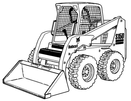 Bobcat S150, S160 Skid Steer Loader Electrical/Wiring/Hydraulic/Hydrostatic Schematic