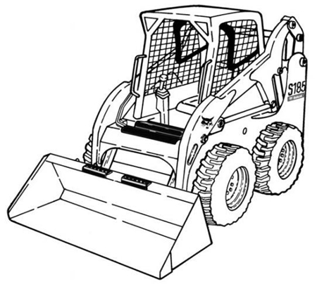 Bobcat S185 Skid Steer Loader Wiring/Hydraulic/Hydrostatic Schematic