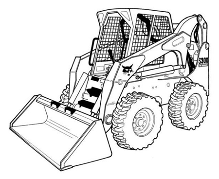 Bobcat S300 Skid Steer Loader Wiring/Hydraulic/Hydrostatic Schematic