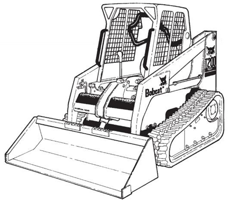 Bobcat T200 Compact Track Loader Wiring/Hydraulic/Hydrostatic Schematic
