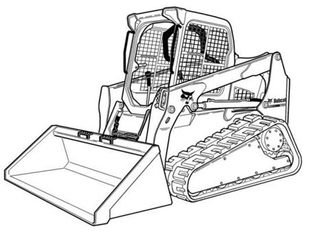 Bobcat T630 Compact Track Loader Wiring/Hydraulic/Hydrostatic Schematic